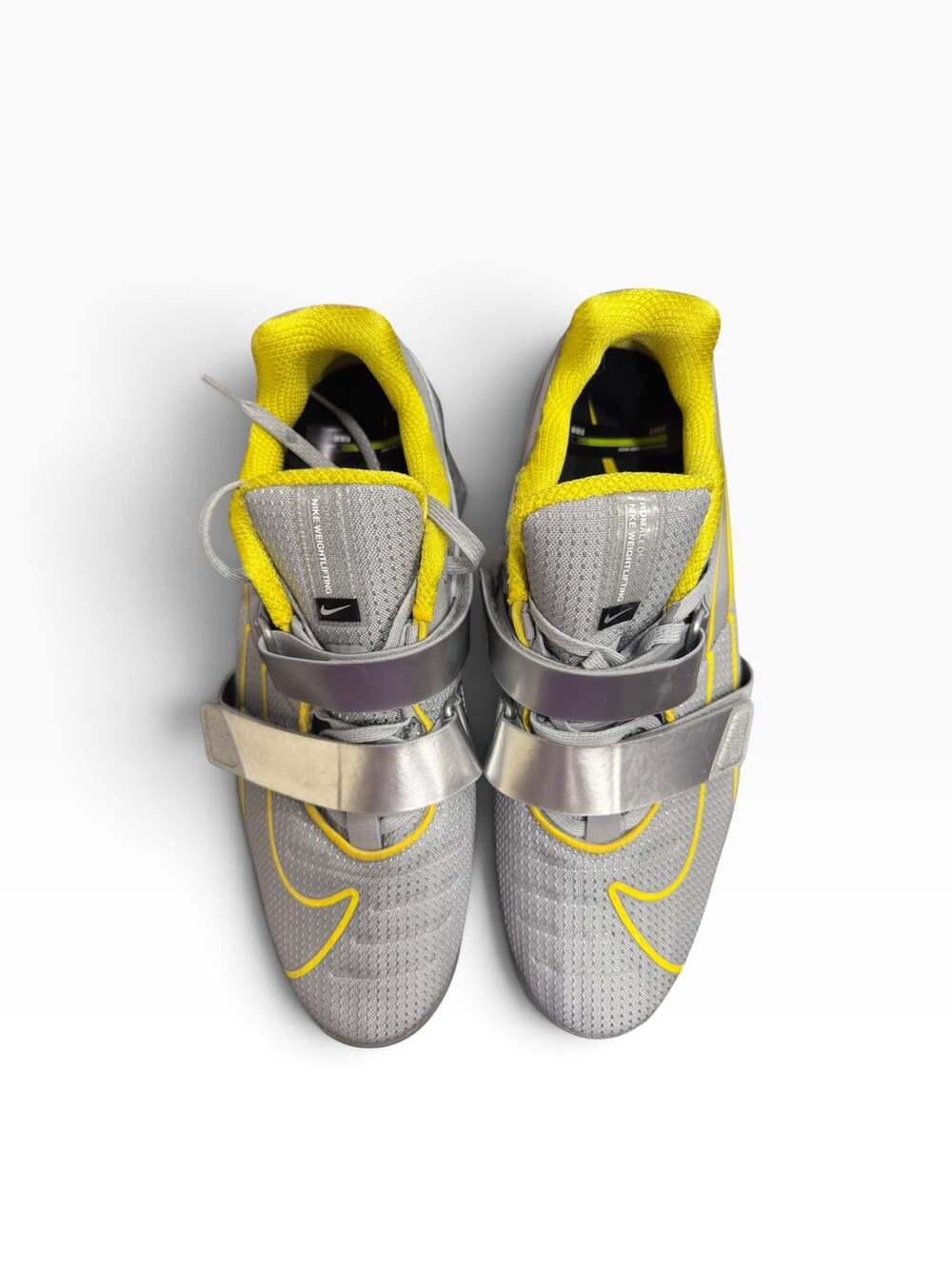 Nike Romaleos 4 Wolf Grey Yellow Weightlifting Shoes CD3463-002